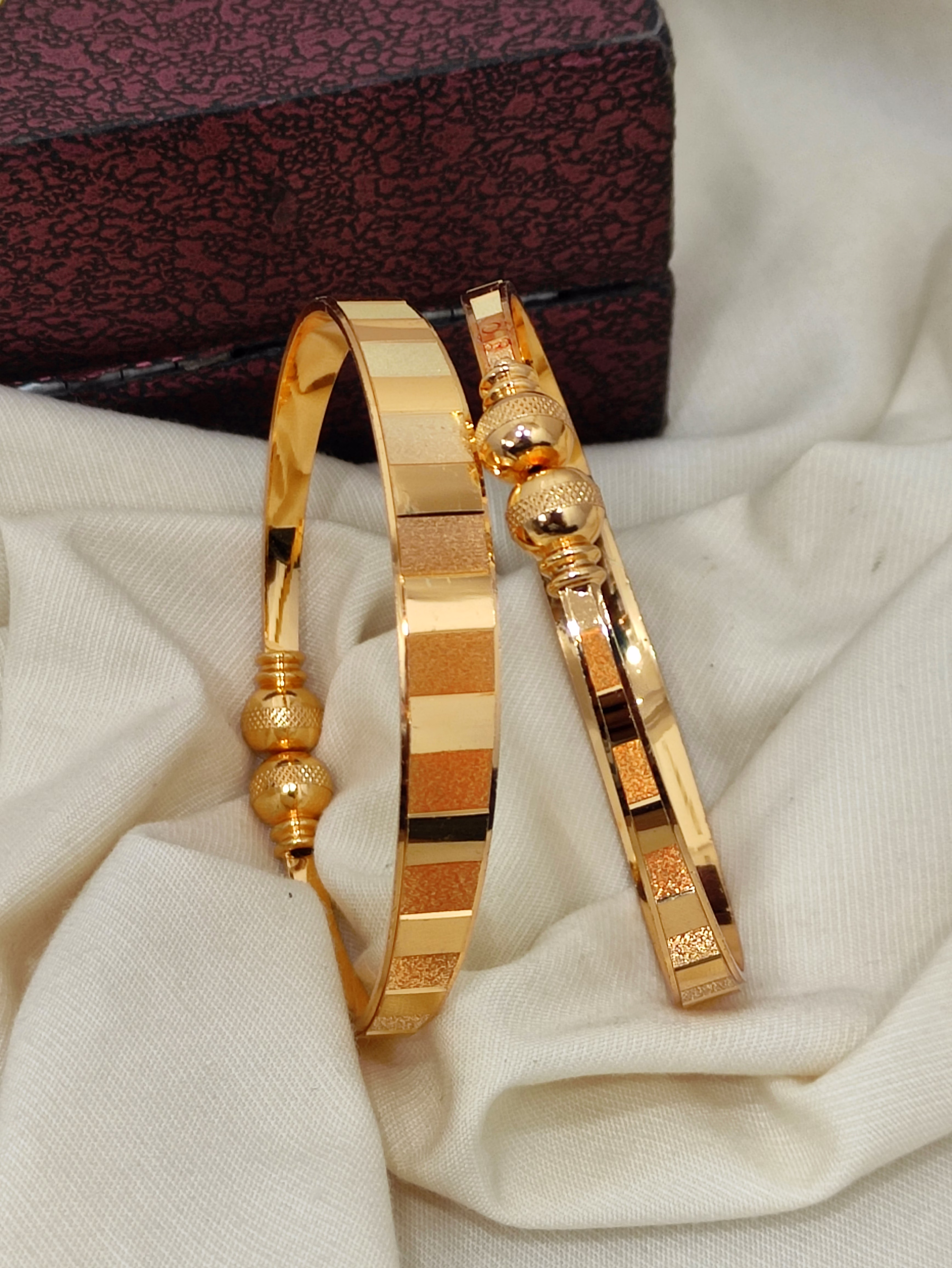 Gold Polish Bangle image 3