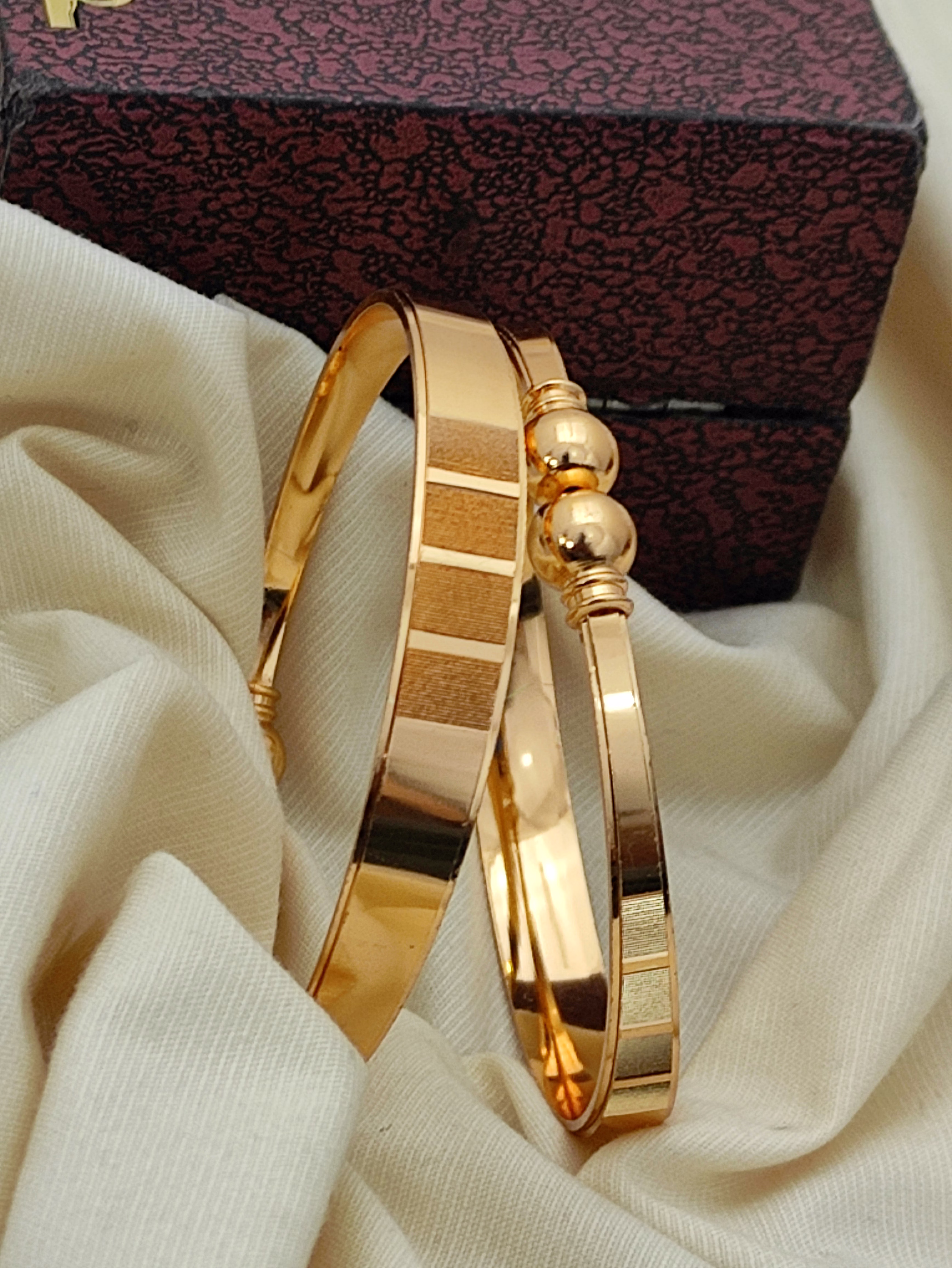Gold Polish Bangle image 4