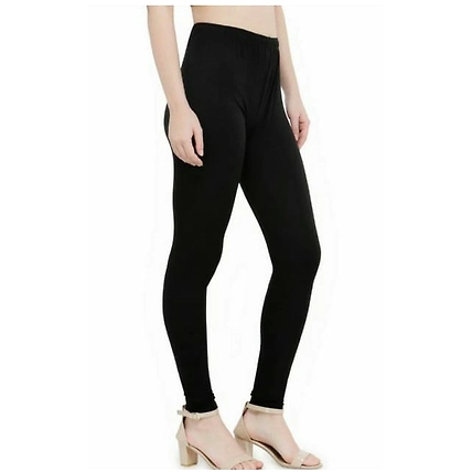 100% Cotton 4-way stretchable Churidar Leggings-3