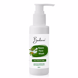 banlieue neem face wash pure natural & safe 120ml | soap free paraben free plant-based