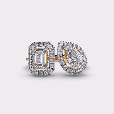 10k gold lab grown diamond ring for engagement anniversary wedding