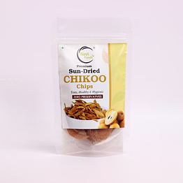 premium sun (solar)dried chikoo chips