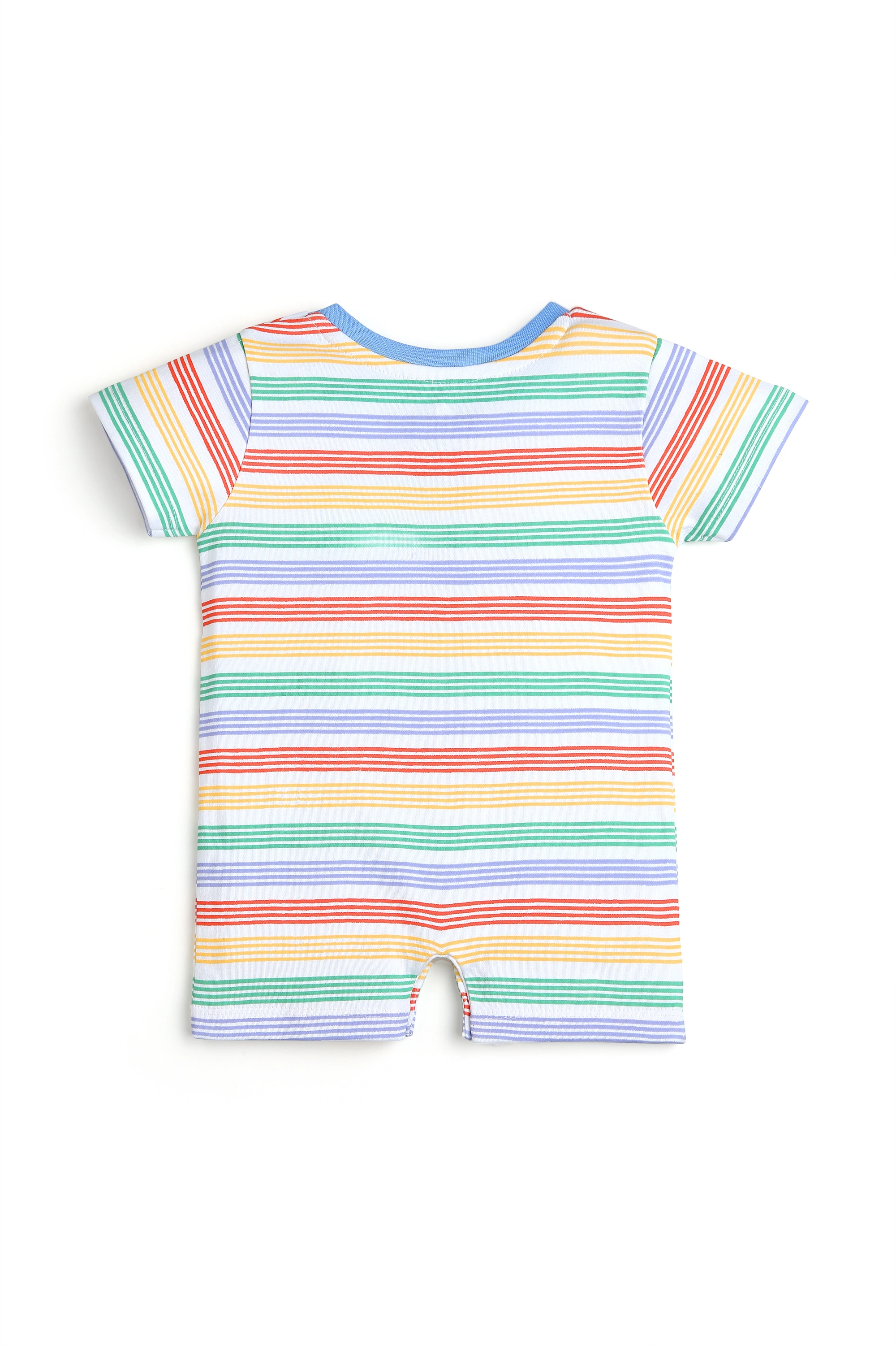 LITTLE DUDE STRIPED BOYS BODY SUIT-0-3M-1