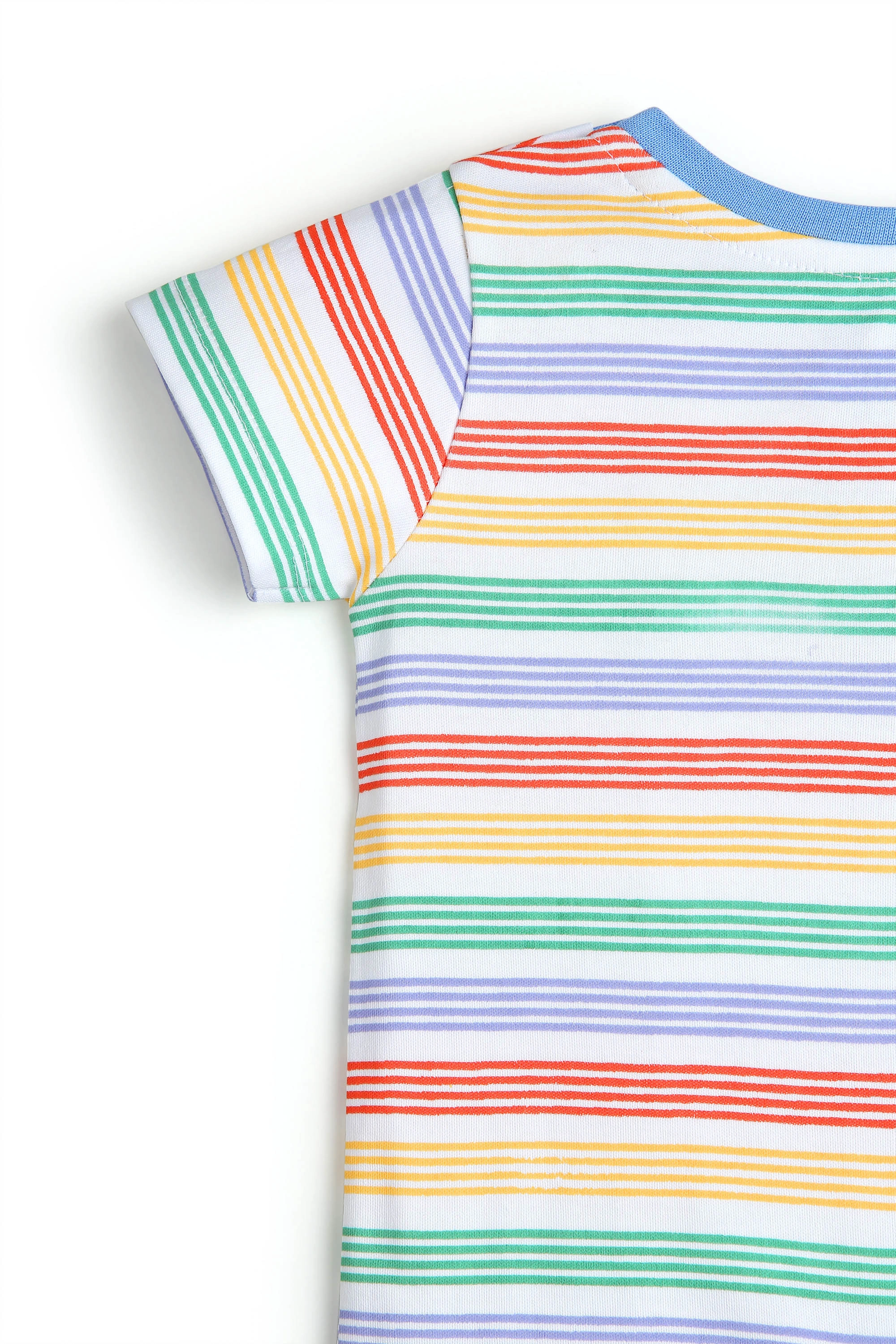 LITTLE DUDE STRIPED BOYS BODY SUIT-0-3M-4