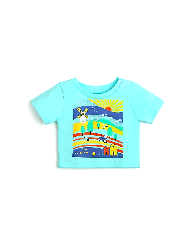 GREEN COTTON FARM BOYS T-SHIRT-5400897845624_3-6M