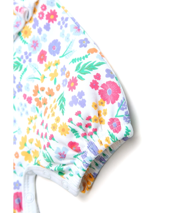 FLOWER AOP GIRLS BODYSUIT-0-3M-3