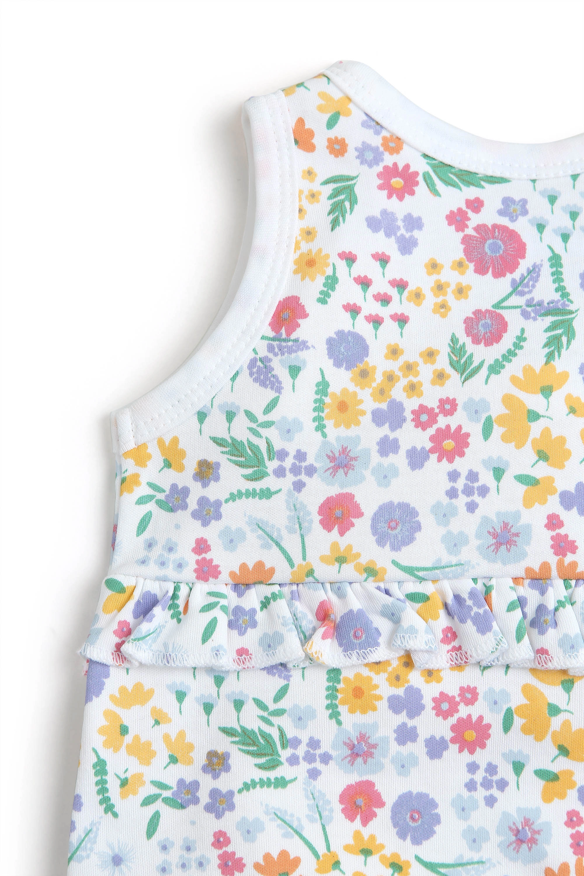 FLOWER AOP GIRLS BODYSUIT-0-3M-4