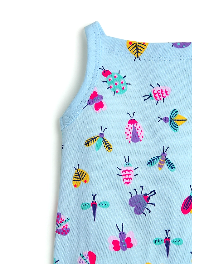 BUGS AOP GIRLS BODYSUIT-0-3M-4