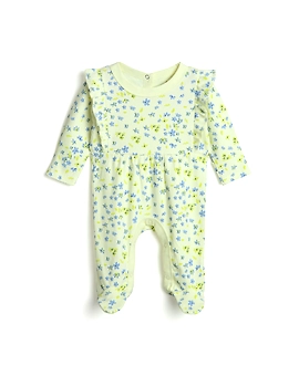 FLOWER AOP GIRLS SLEEPSUIT