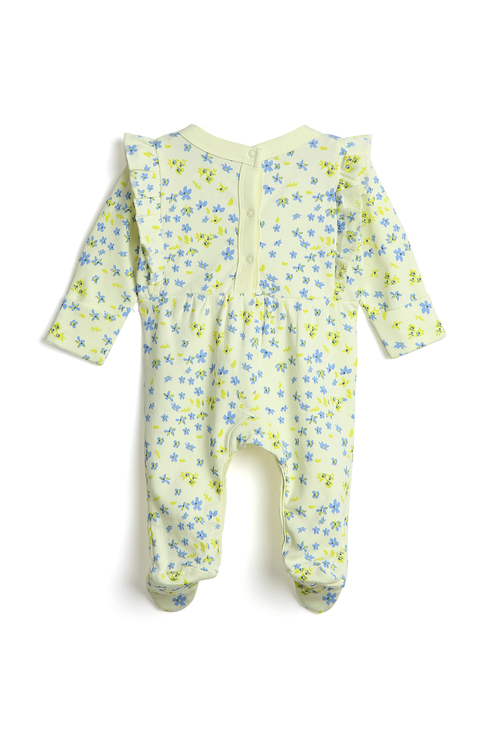 FLOWER AOP GIRLS SLEEPSUIT-0-3M-1