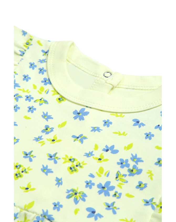 FLOWER AOP GIRLS SLEEPSUIT-0-3M-2
