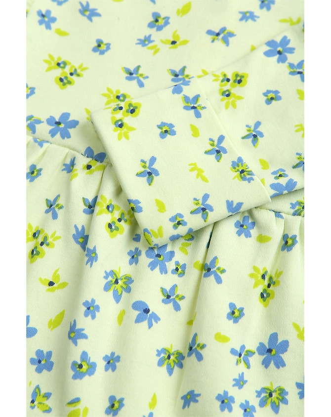 FLOWER AOP GIRLS SLEEPSUIT-0-3M-3