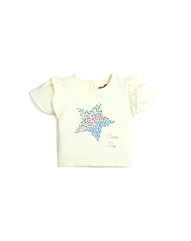 STAR PRINT GIRLS T SHIRT
