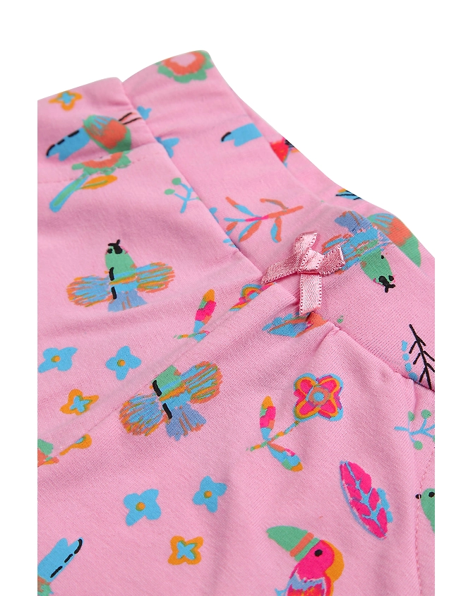 BIRDS PRINT GIRLS LEGGING-3-6M-2