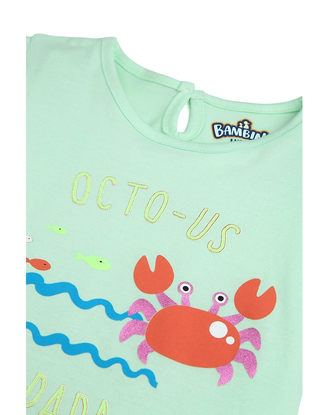 AQUA CRAB GIRLS TSHIRT-3-6M-2