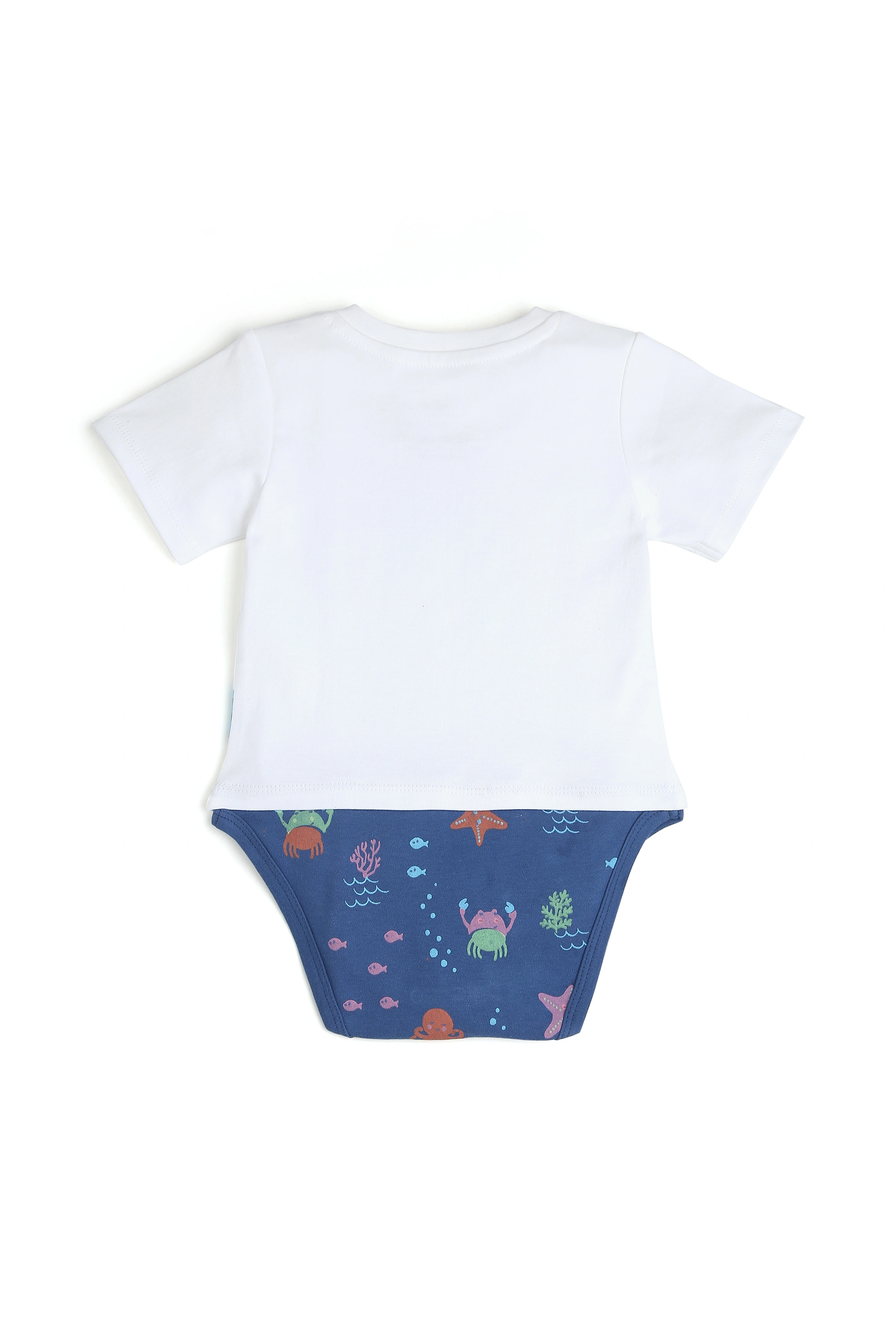 BODYSUIT AQUA SOLID BOYS-0-3M-1