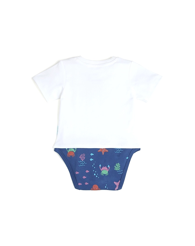 BODYSUIT AQUA SOLID BOYS-0-3M-1