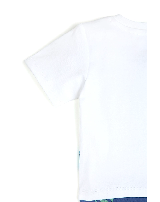 BODYSUIT AQUA SOLID BOYS-0-3M-4