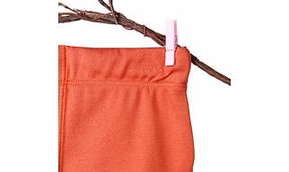 bontots Organic Cotton Baby Shorts – Be Happy – Soft & Breathable – Rust Orange-3-6M