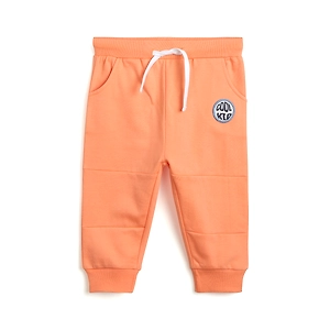 Bontots Organic Cotton Jogger Pants – Cool Kid, Soft & Cozy (Peach)