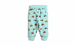 bontots 100% Organic Cotton Full Length Elastic Waist Baby Kid Boy Joggger Pajama Bottom Lower Track Pant Multicolor -Combo of 3 Joggers