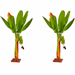 artificial hands making banana tree 1.6 ft 1 pair