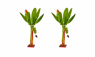 Artificial hands making banana tree 1.6 ft 1 pair