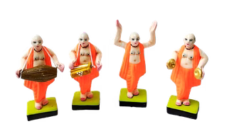 Handicrafts clay iskcon nagar kirtan 4 seat