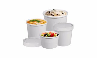 Paper Container With Paper Lid