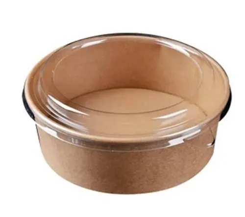 Paper Bowl With Transparent Pet LID-3