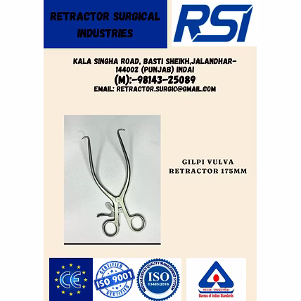 GILPI VULVA RETRACTOR 175MM-1