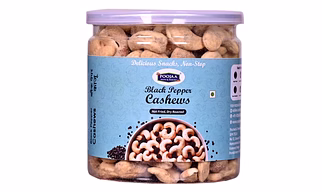 Black Pepper Cashew Nuts - Dry Roasted | Not Fried