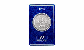 Bangalore Refinery 24kt (999) 10grams Silver Coins - Goddess Lakshmi