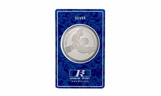Bangalore Refinery 24kt (999) Raksha Bandhan Silver Coin 10grams
