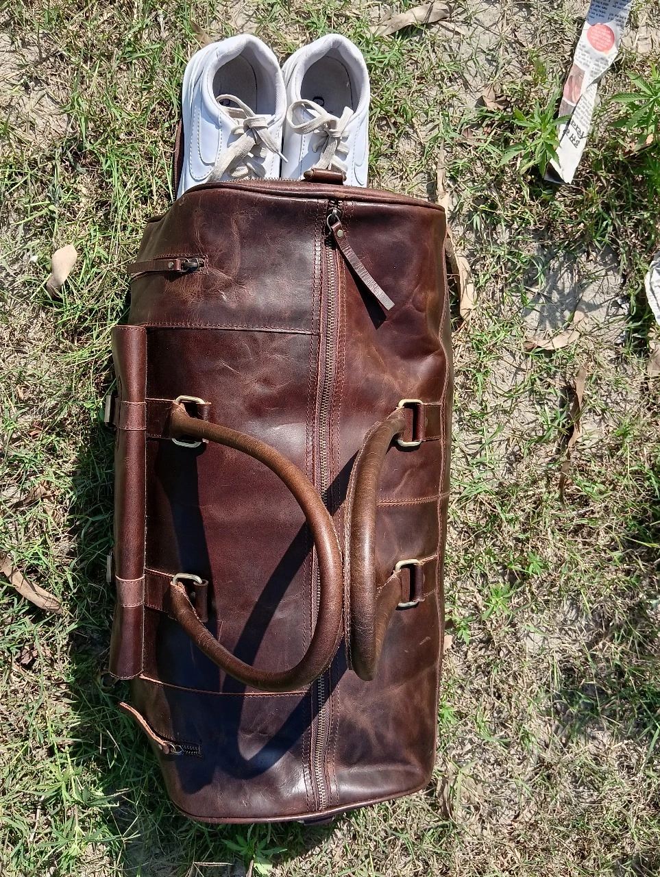 Leather Duffle bag-2