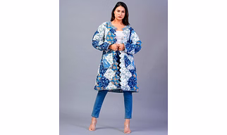 Quilted jackets long