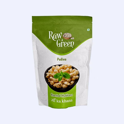 raw green roasted flavour makhana