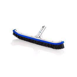 poolx 18" deluxe stainless steel algae brush with aluminium back