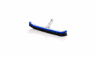 18" Deluxe Stainless Steel Algae Brush with Aluminium  Back