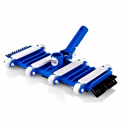 flexible vaccum head with side and bottom brush