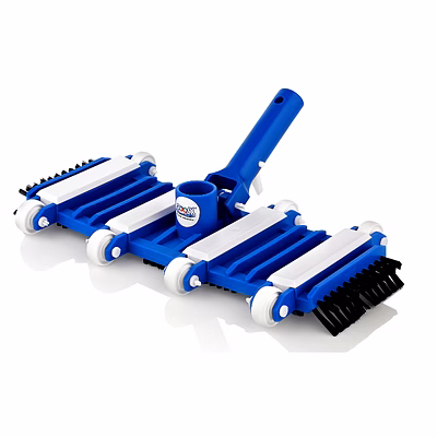 flexible vaccum head with side and bottom brush