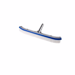 poolx 18" polybristles curved brush with aluminium back