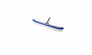 18" Polybristles Curved Brush with Aluminium Back