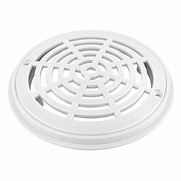 poolx 8" round main drain cover plate
