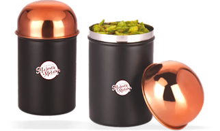 Black Copper Dome Dabba