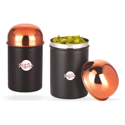 nakultraders black copper dome dabba