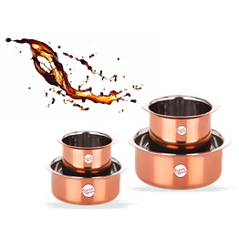 nakultraders copper finish coffee dabra set
