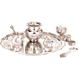 nakultraders silver finish arti set