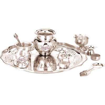 nakultraders silver finish arti set