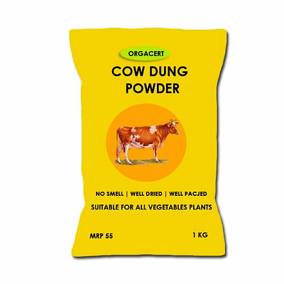 cow dung powder